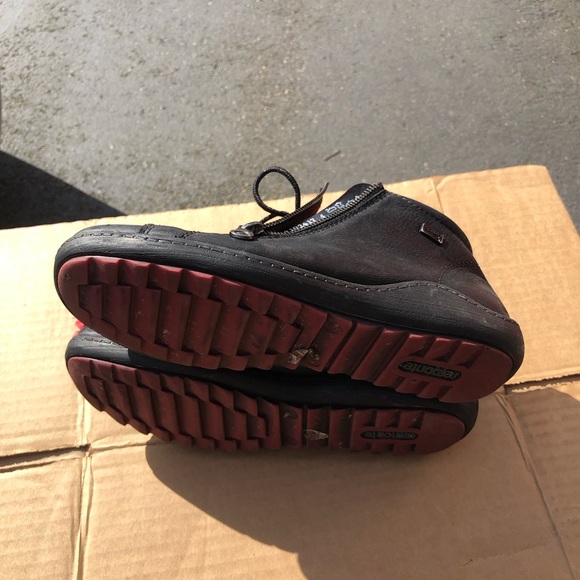 Remonte Womens Black Zip Lace Up Leather Booties Size 39/8.5US - Picture 14 of 14